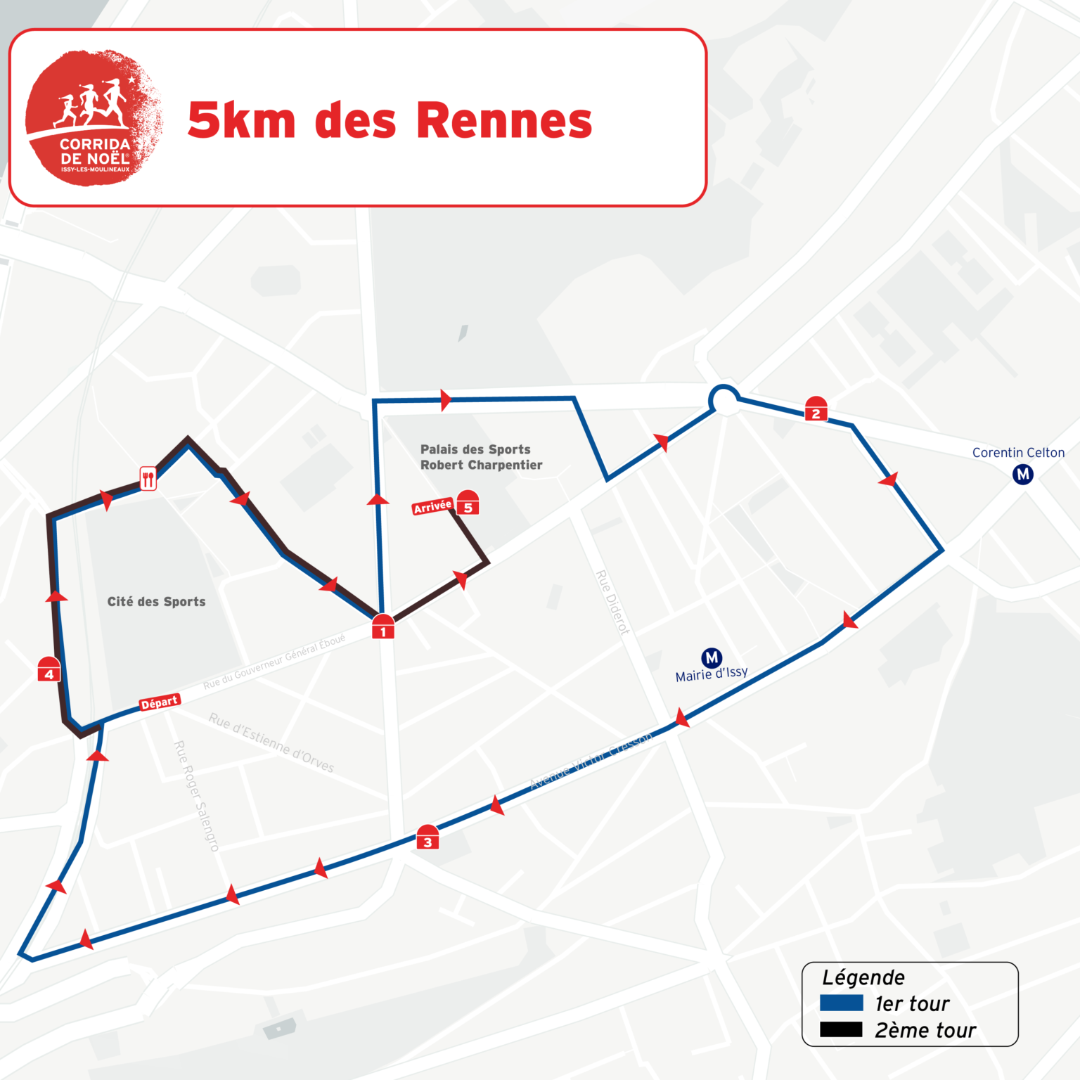 Corrida Des Peres Noel Dissy Les Moulineaux Uncategorized Parcours 5Km